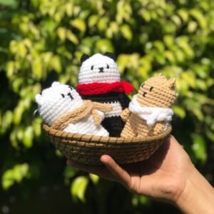 Crochet "We Bear Bears" keychain
