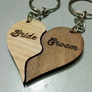 Couple Name keychain wooden-1 - SHS Gifts | Crafted to Be Given