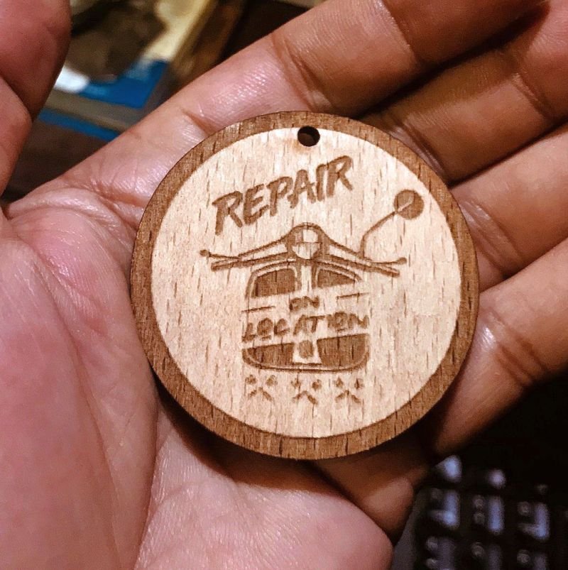 Customized Round Wooden keychain1 - SHS Gifts | Crafted to Be Given