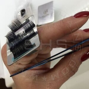 Stainless Steel Finger-Type Artificial Eyelash Application Palette – Professional Lash Tool