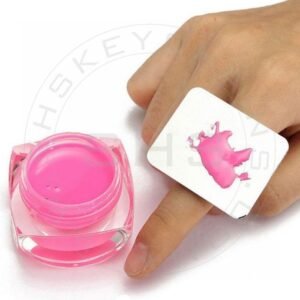 Stainless Steel Finger-Type Makeup Mixing Palette – Small Size Precision Tool