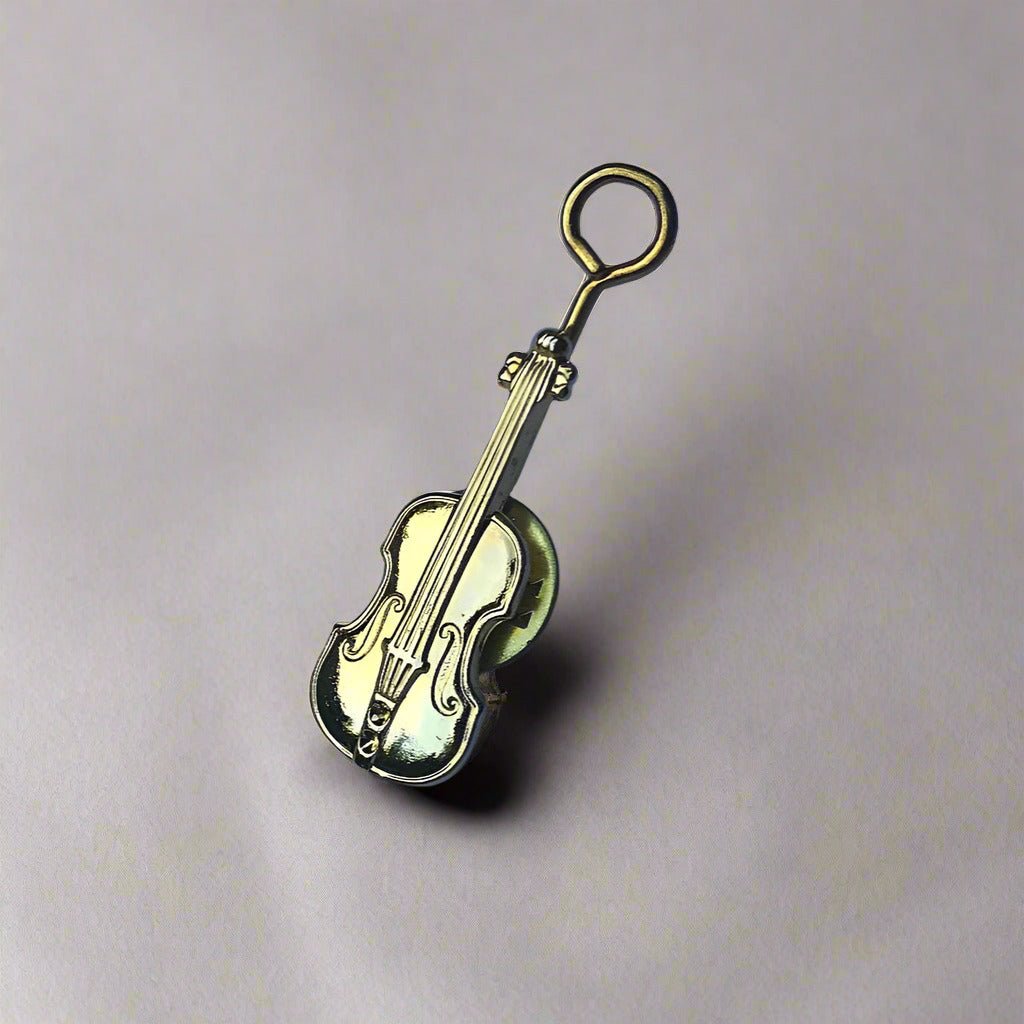 Guitar-Brooch-Golden-metal - SHS Gifts | Crafted to Be Given