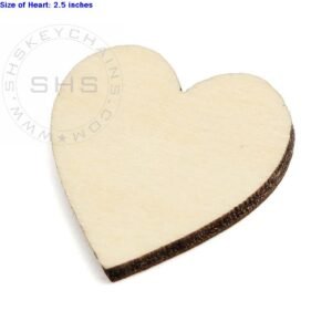 Laser Cut Wooden Hearts – 2.5 Inch Plywood Cutouts (Pack of 24) for Kids Crafts & DIY Decorations