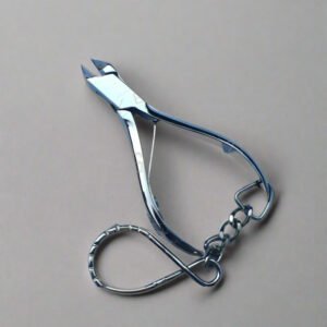 Miniature Nail Nipper Keychain – Polished Stainless Steel Functional Charm