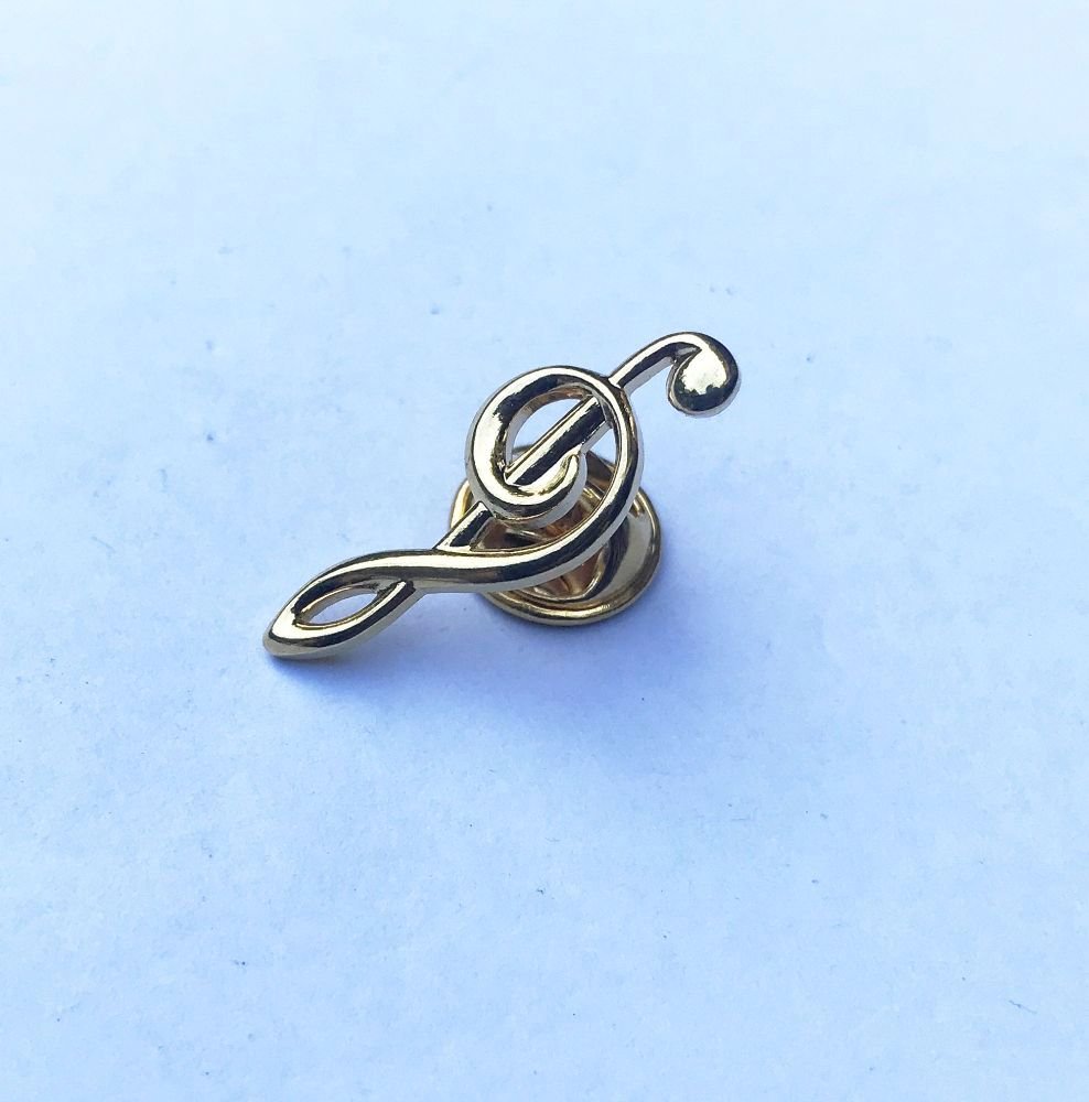 Musical-Note-Brooch-Gold-Plated - SHS Gifts | Crafted to Be Given