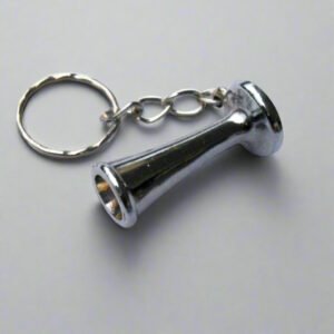 Pinard Fetoscope Shaped Miniature Keychain (Silver Plated)