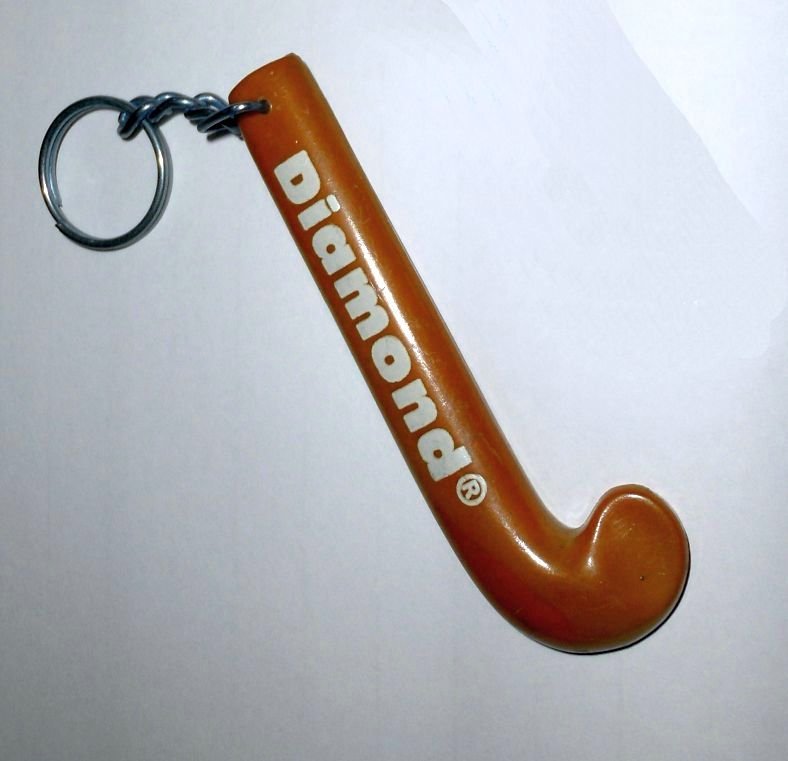 Plastic Hockey Stick keyring-red - SHS Gifts | Crafted to Be Given