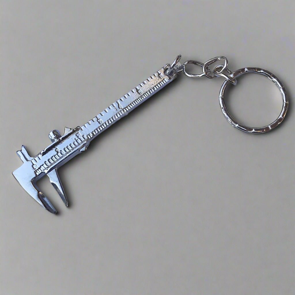 Vernier-calipers-Key-ring-silver - SHS Gifts | Crafted to Be Given