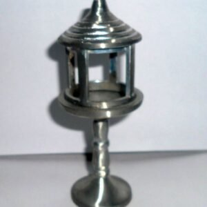 Miniature Garden Bird Feeder on Pedestal – Dollhouse Display Accent