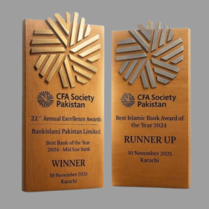 Self-Standing Custom Wooden Award – Vertical Corporate Recognition Plaque