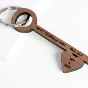wooden-key-shaped-keyring - SHS Gifts | Crafted to Be Given