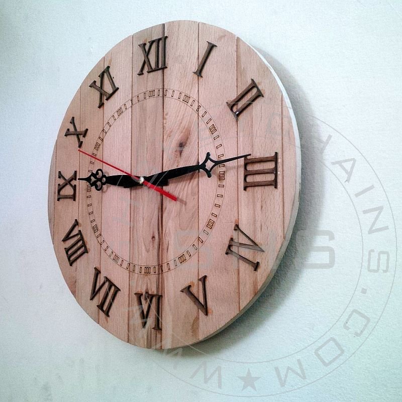 Customized Logo Wooden Wall Clock2 - SHS Gifts | Crafted to Be Given