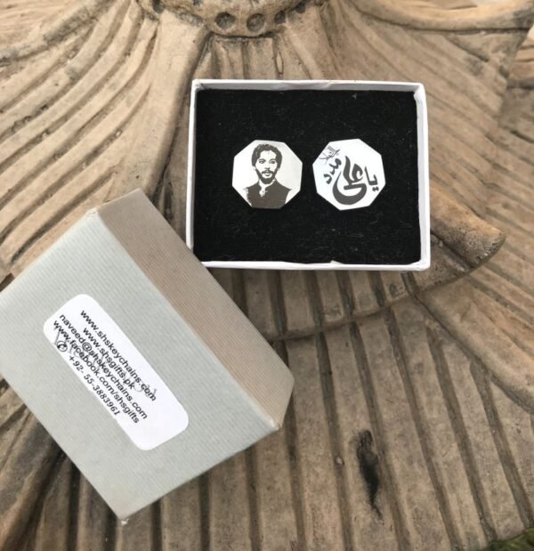 Customized Name Photo Octagonal Stainless Steel Cufflinks - SHS Gifts | Crafted to Be Given