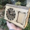 Laser Cut Wooden Desk Clock with Photo Frame1 - SHS Gifts | Crafted to Be Given
