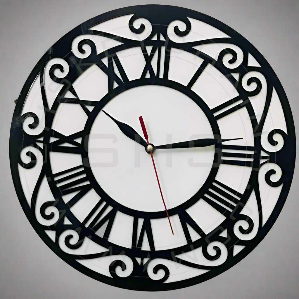 Modern Roman Numeral Wall Clock1 - SHS Gifts | Crafted to Be Given