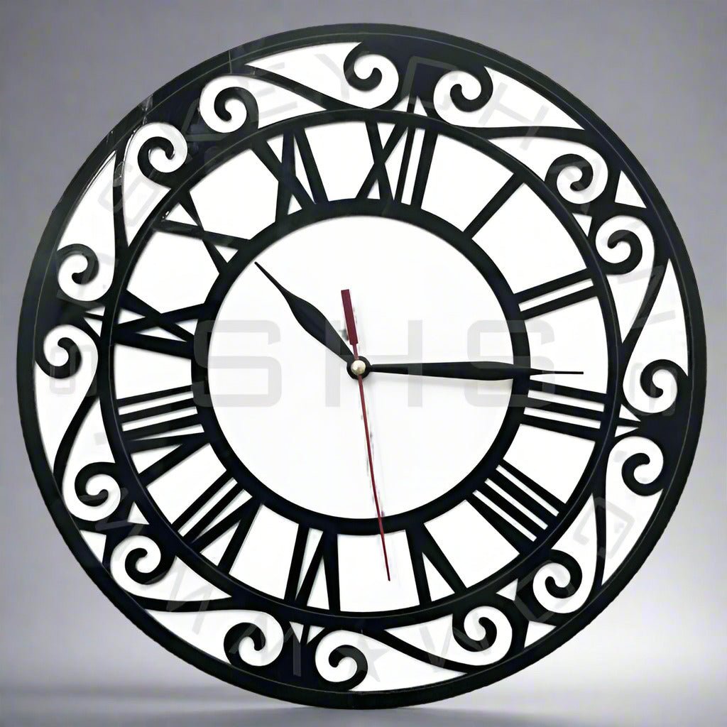 Modern Roman Numeral Wall Clock2 - SHS Gifts | Crafted to Be Given