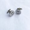Smiley Face Round Cufflinks1 - SHS Gifts | Crafted to Be Given