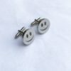 Smiley Face Round Cufflinks2 - SHS Gifts | Crafted to Be Given