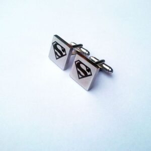 Superhero Logo Square Cufflinks - SHS Gifts | Crafted to Be Given