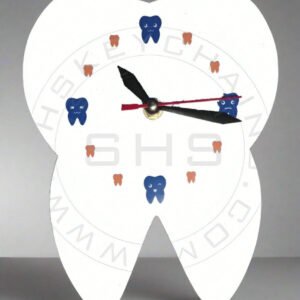 Tooth Shape Dental Wall Clock - SHS Gifts | Crafted to Be Given