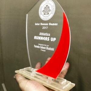 Custom Double-Layer Acrylic Recognition Plaque – Laser Cut & Engraved Award