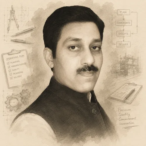 Nadeem Iqbal, Production Head at SHS Gifts & Gadgets, managing production planning and manufacturing operations.